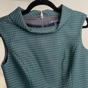 Brooks brothers blue green sleeveless size 2 dress worn once